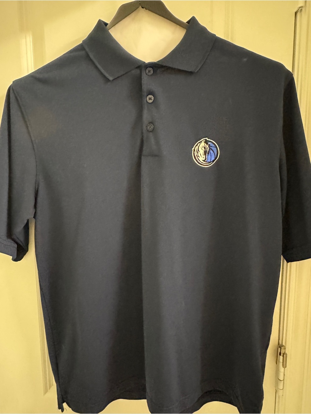 Antigua Men's Navy Dallas Mavericks Polo